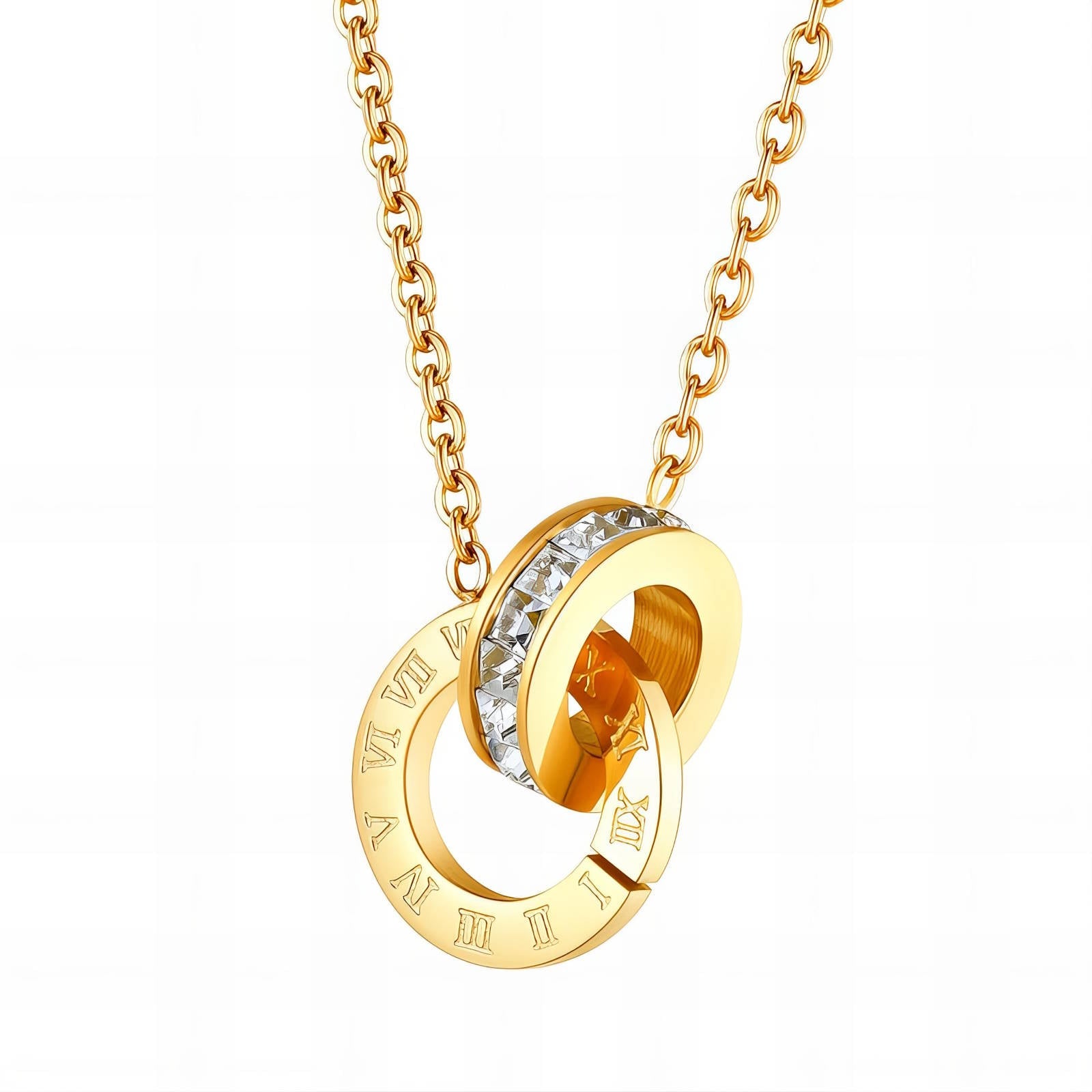 Necklace, 18K Gold Plated Steel - JewelJiveLatest Jewelry
